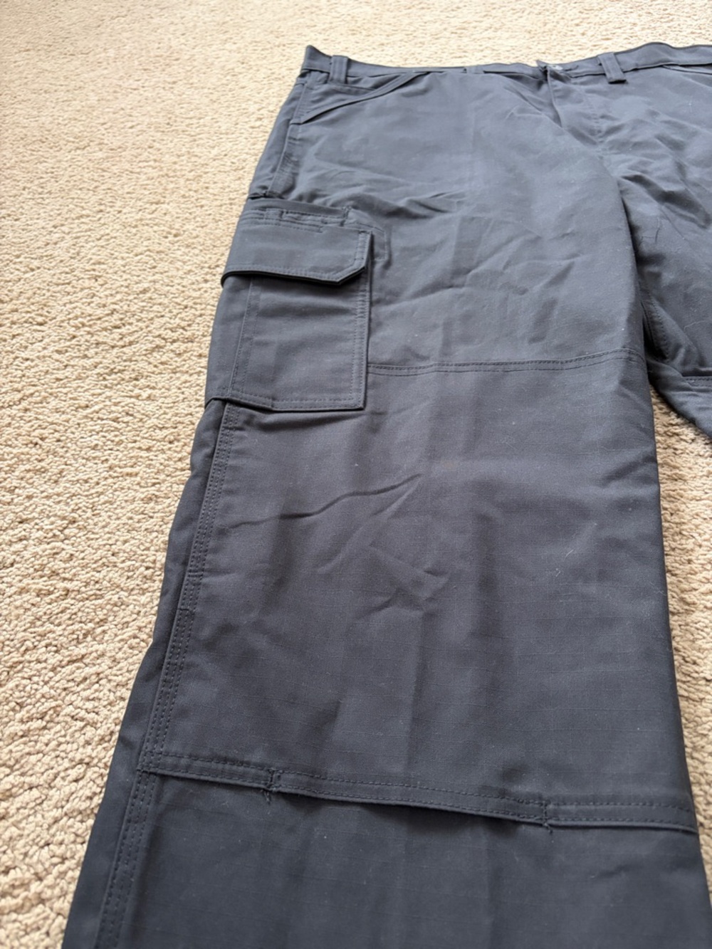 Dickies DuraTech Ranger Pant Relaxed Straight Fit Black Utility Work Flex 42x30 - Picture 5 of 11